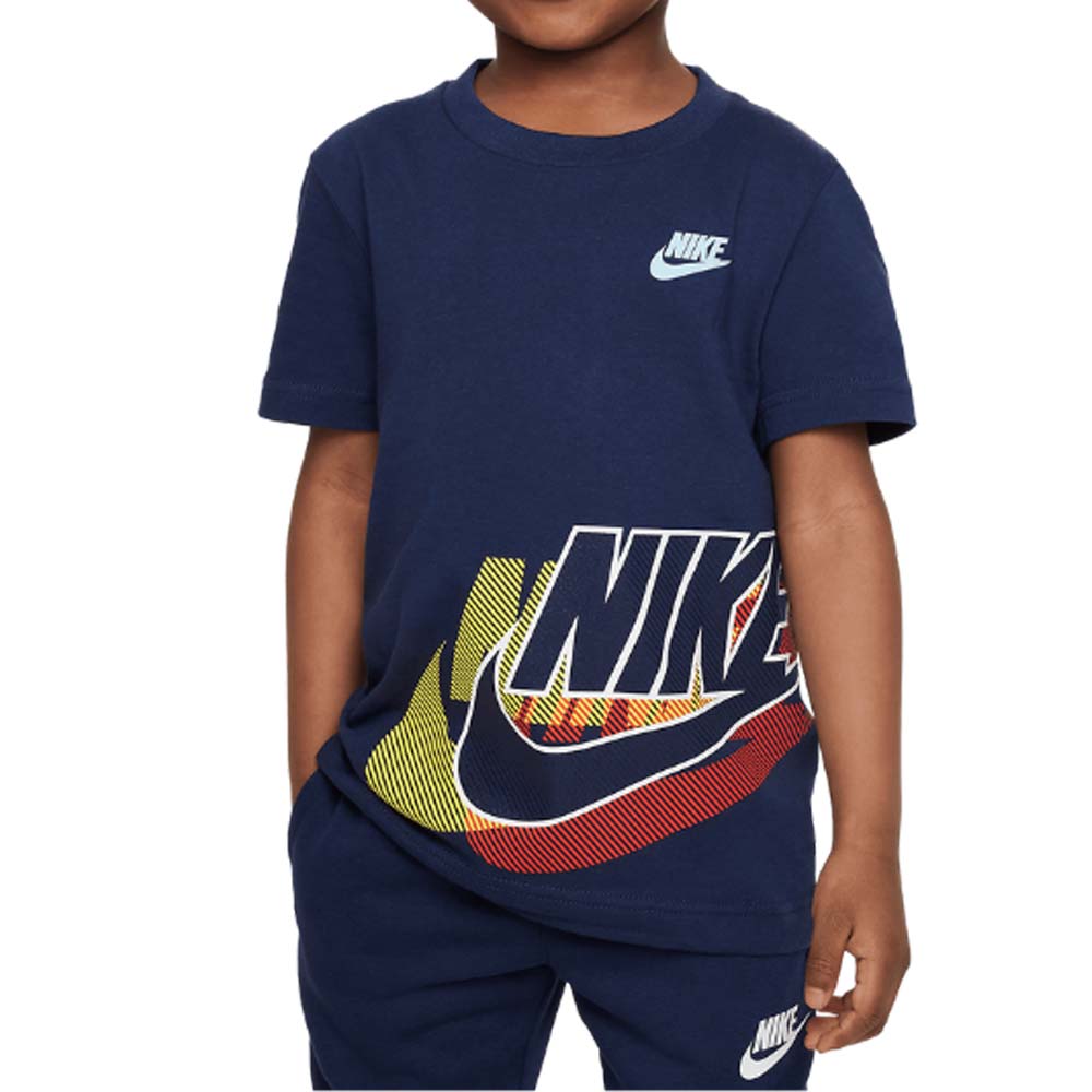 T-SHIRT ENFANT EN COTON BLEU FUTURA U90 NIKE 86K546