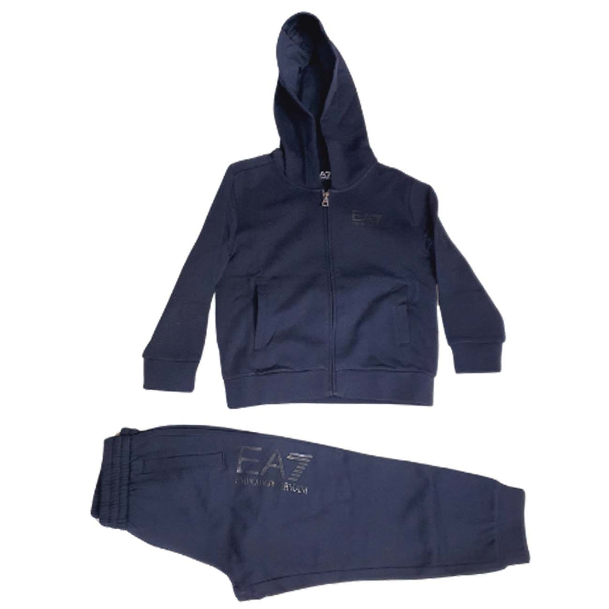 TUTA RAGAZZI ARMANI EA7 I25 6DBV56 BJEXZ 1562 FELPATA BLU