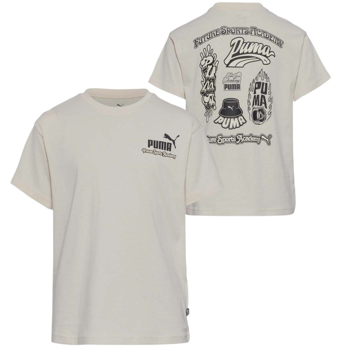 T-SHIRT RAGAZZI PUMA 679238 87 ESSENTIALS COTONE BEIGE