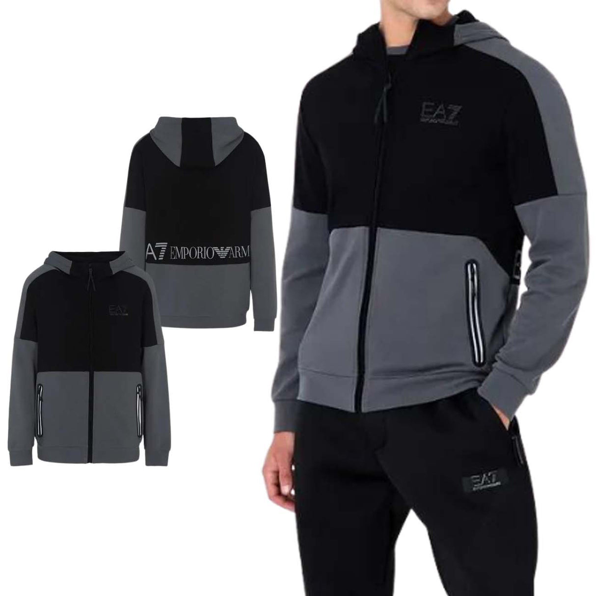 ARMANI EA7 SWEATSHIRT I 23 6RPM33 PJEQZ BRUSHED COTTON