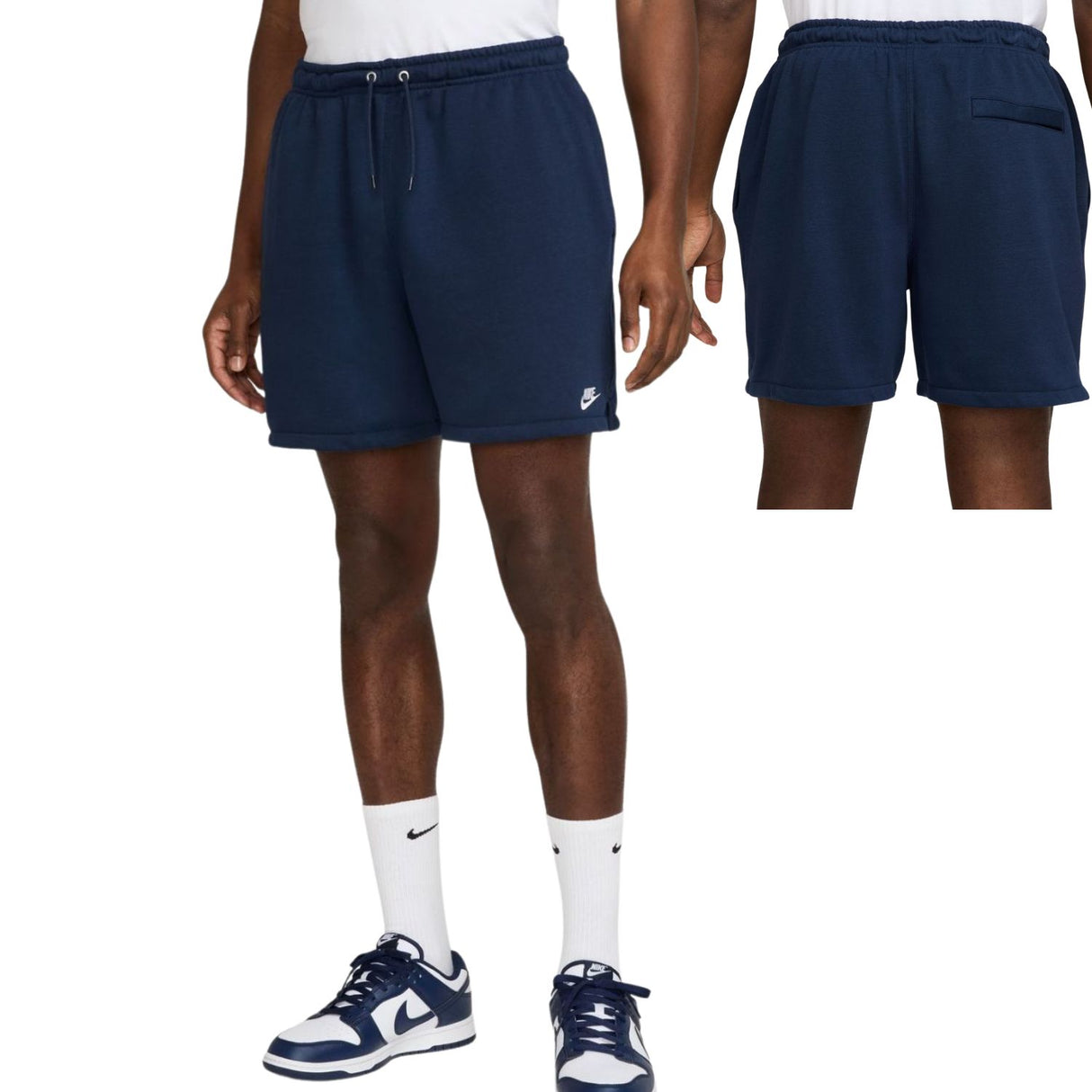 PANTALONCINO NIKE FN3520-451 BLU FLOW COTONE