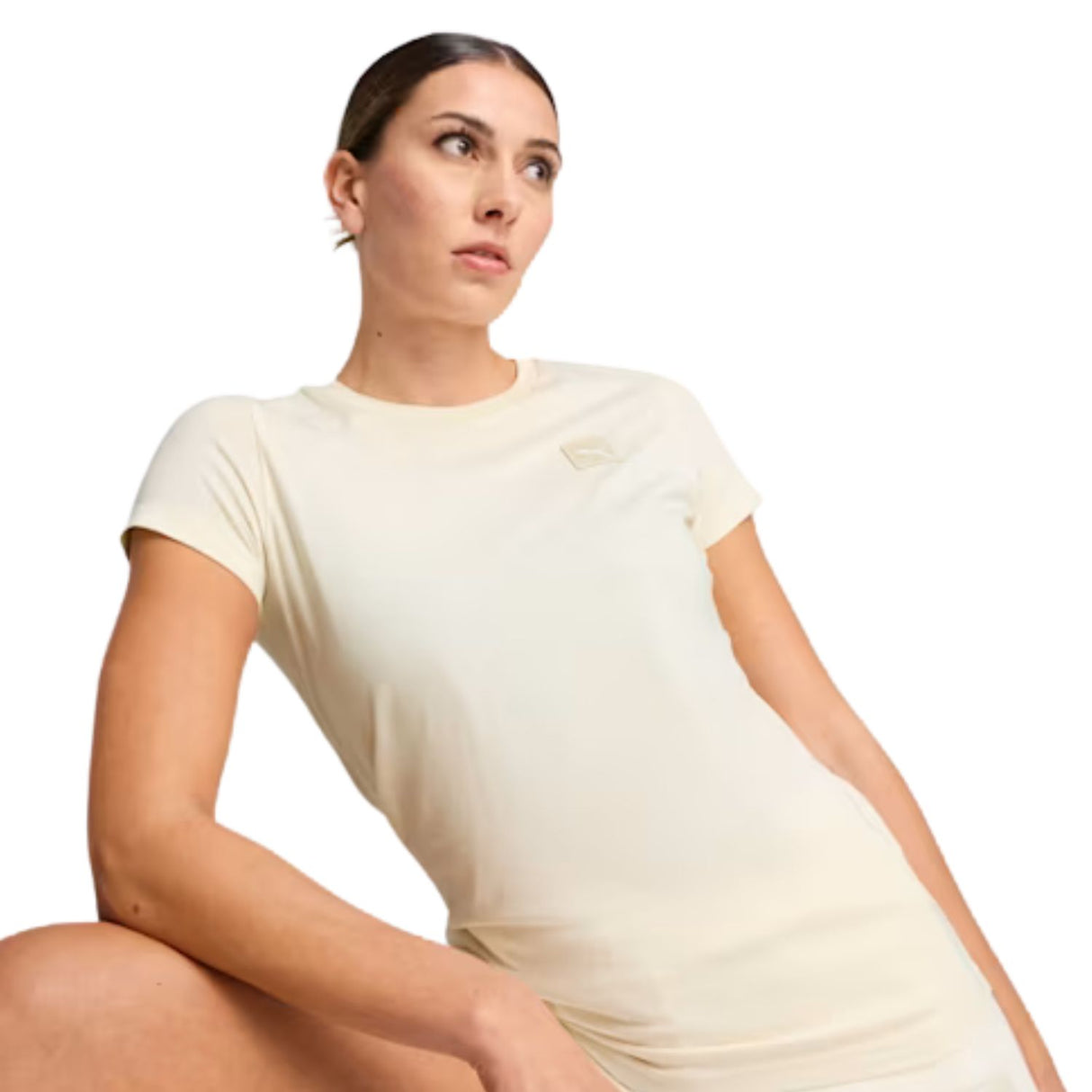 T-SHIRT DONNA PUMA 685016-99 ESS ELEVATED BEIGE