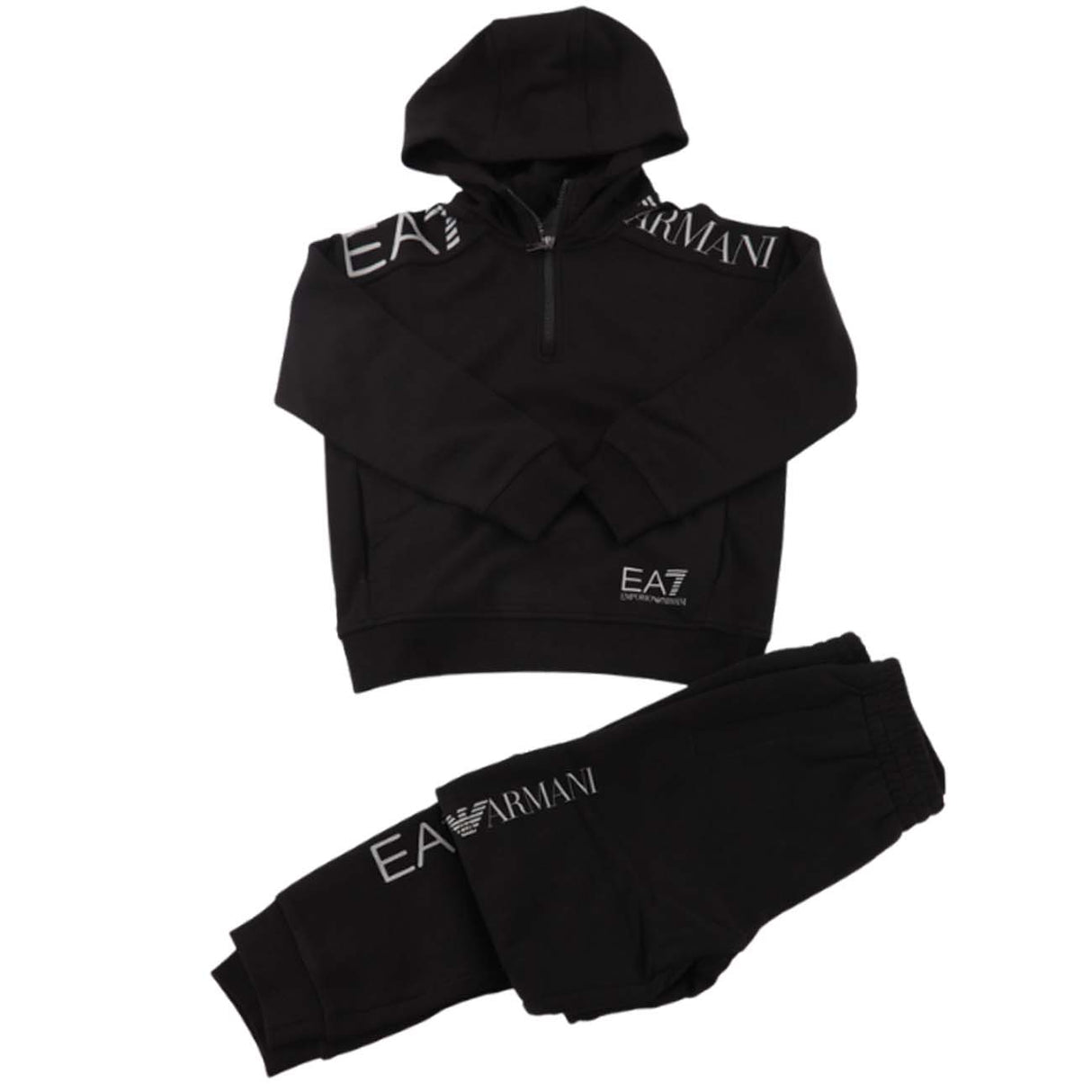 TUTA RAGAZZI ARMANI EA7 6LBV59 BJEXZ COTONE FELPATO