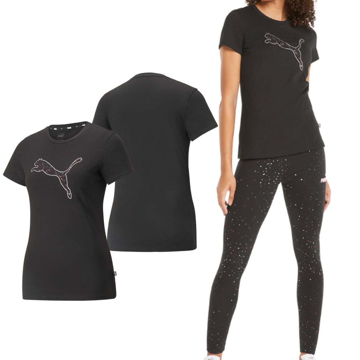 T-SHIRT FEMME PUMA 848826 01 POWER LOGO