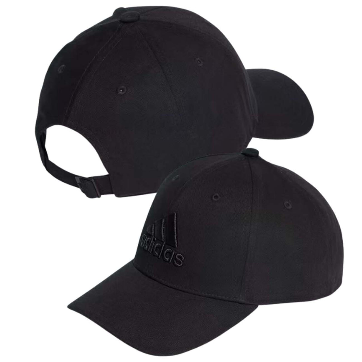 CAPPELLO CON VISIERA ADIDAS HZ3045 BIG TONAL LOGO NERO