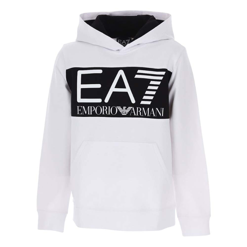 ARMANI EA7 6LBM64 BJ05Z BRUSHED COTTON BOYS SWEATSHIRT