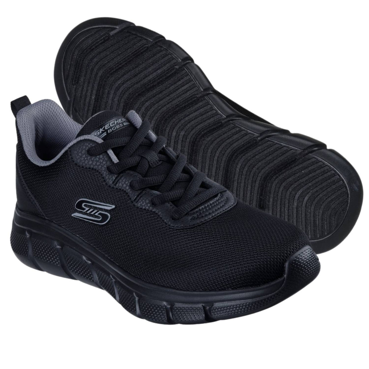 SCARPA SKECHERS 118109 BBK BOBS FLEX ICY EDGE NERO
