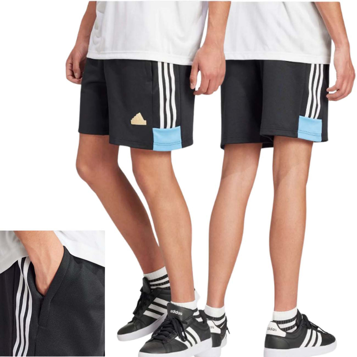 PANTALONCINO ADIDAS IY4485 TIRO NATIONS NERO SPORT