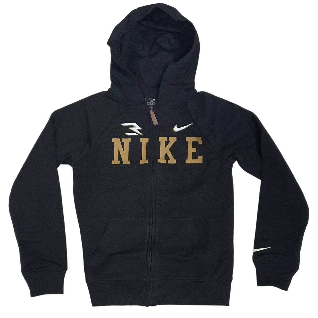 FELPA RAGAZZI NIKE 9Q1097 023 COTONE GARZATO NERO