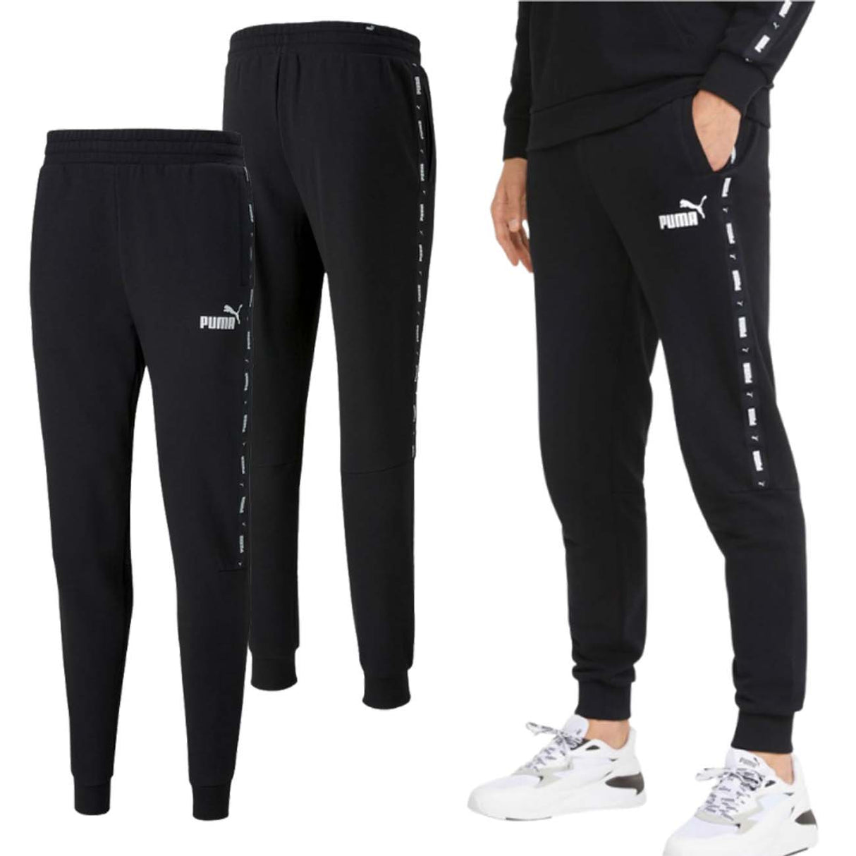 PUMA 847388 01 ESSENTIAL BRUSHED COTTON PANTS