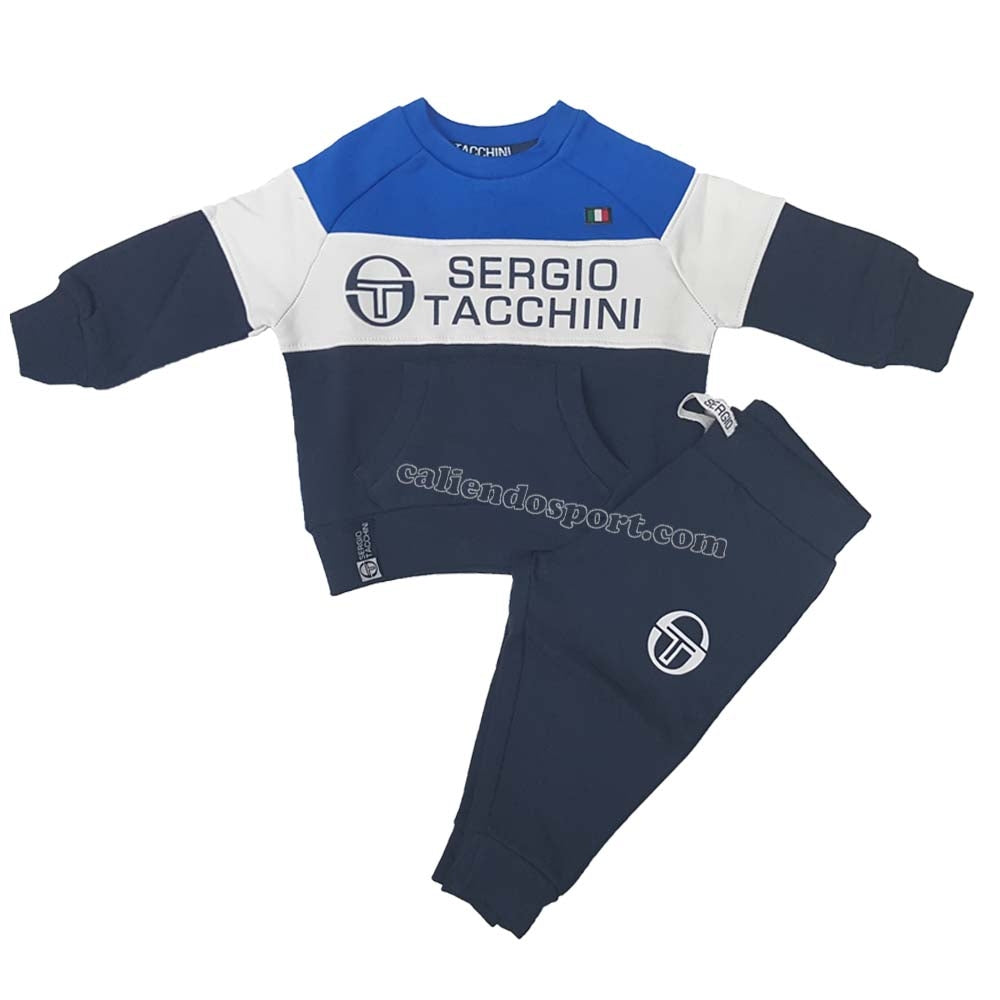 TUTA SERGIO TACCHINI 3031T0025 BAMBINI BLU FELPATA