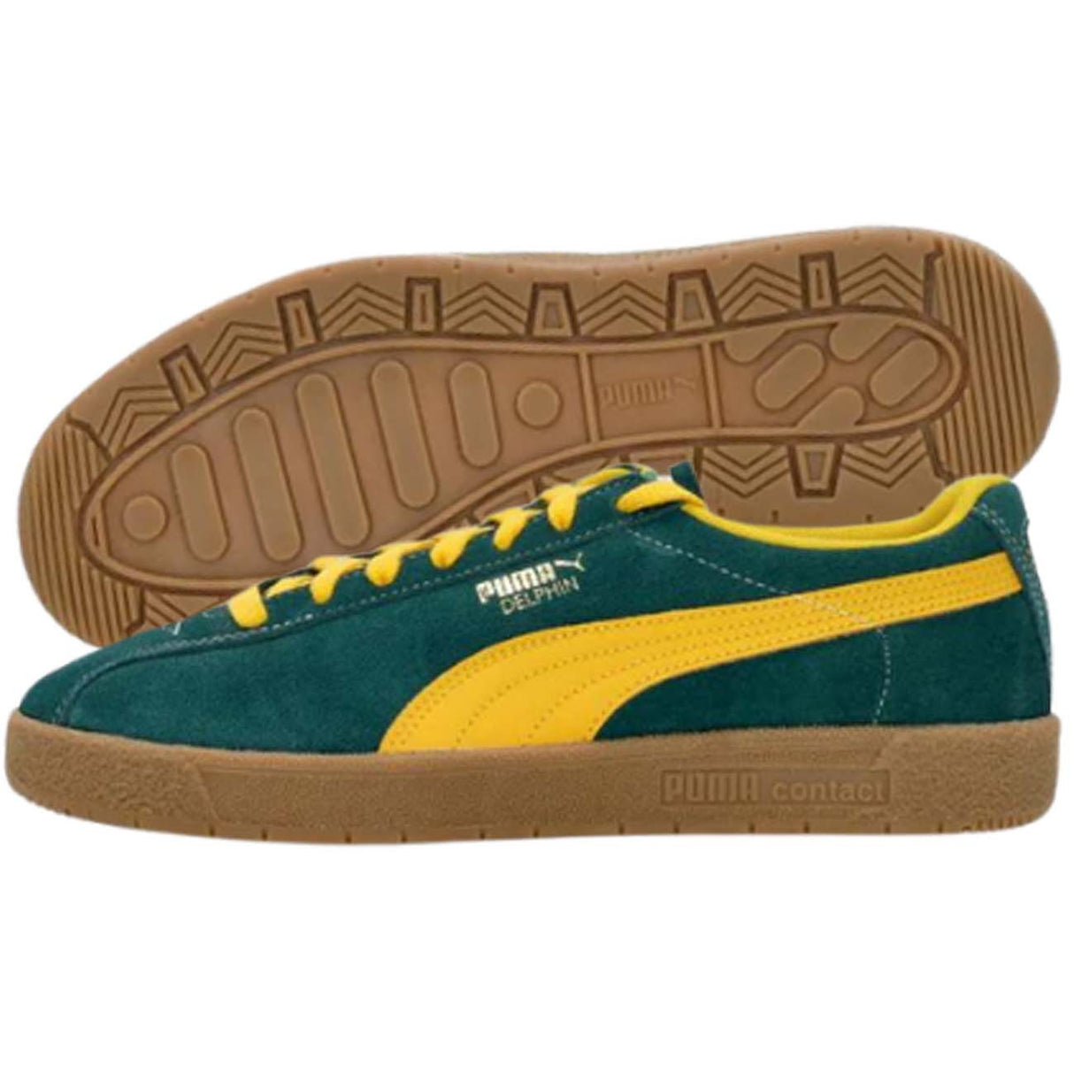 SCARPA PUMA 390685 10 DELPHIN VERDE GIALLO