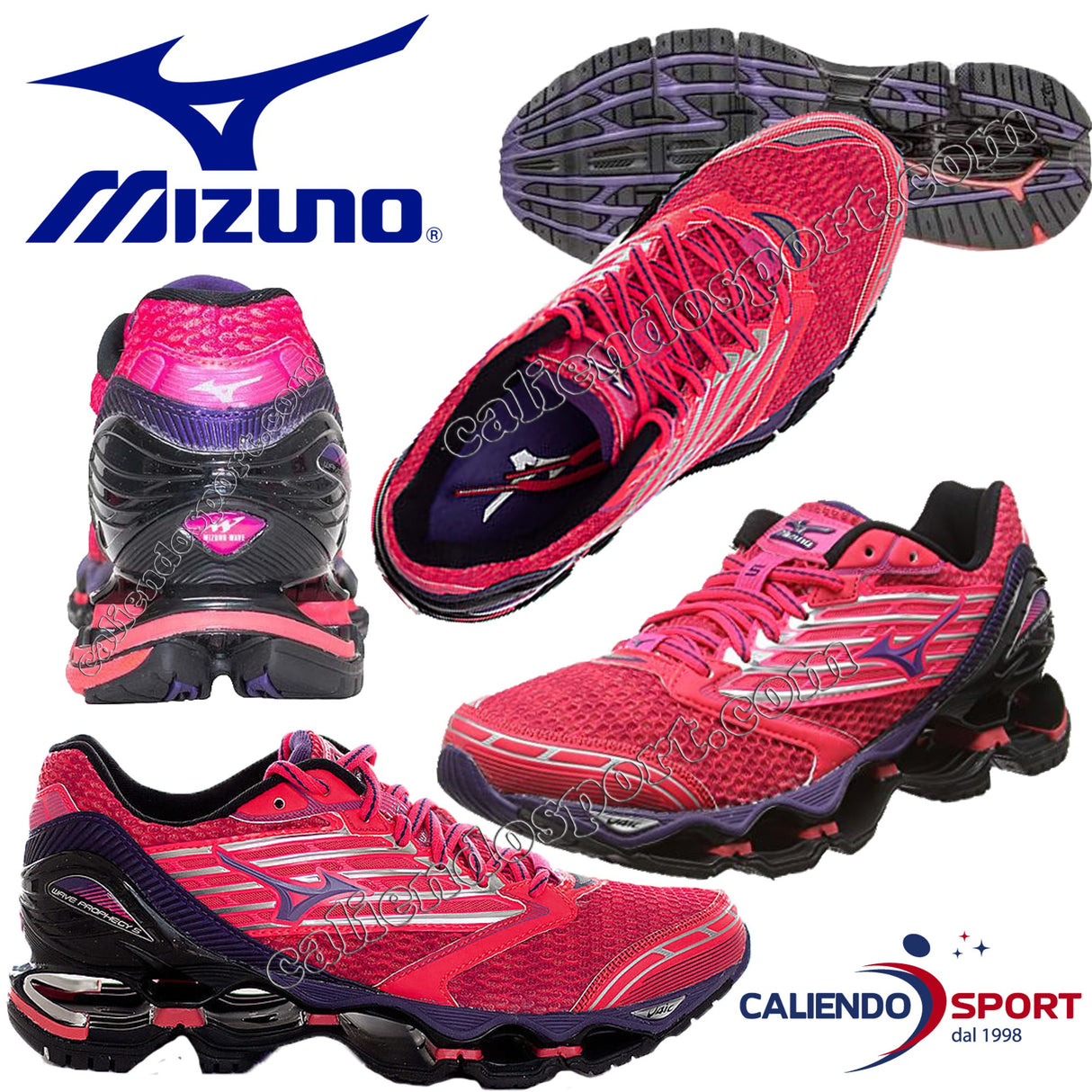 MIZUNO J1GD160067 Wave Prophecy 5 (W) J1GD160067 CHAUSSURES DE COURSE À PIED POUR FEMMES