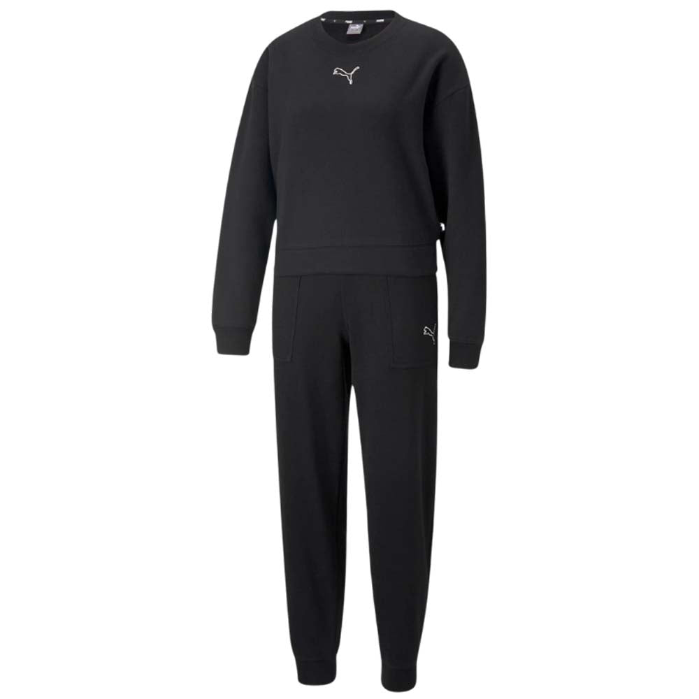 TUTA PUMA DONNA 670025 COTONE FELPATO