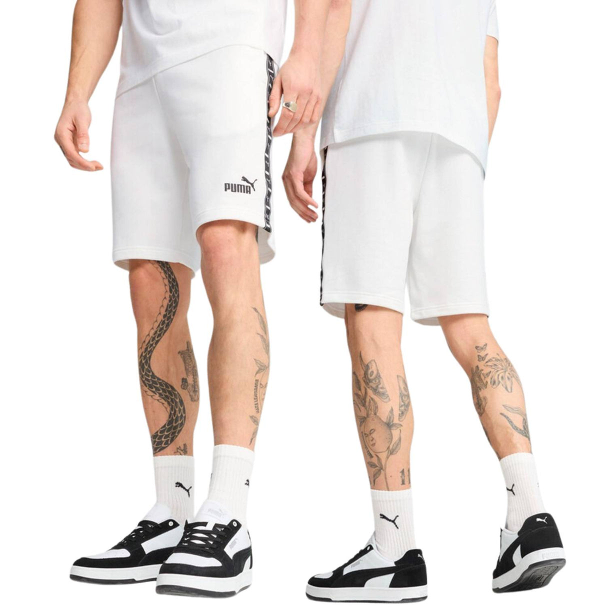 PANTALONCINO PUMA 684683 02 ESSENTIALS BIANCO