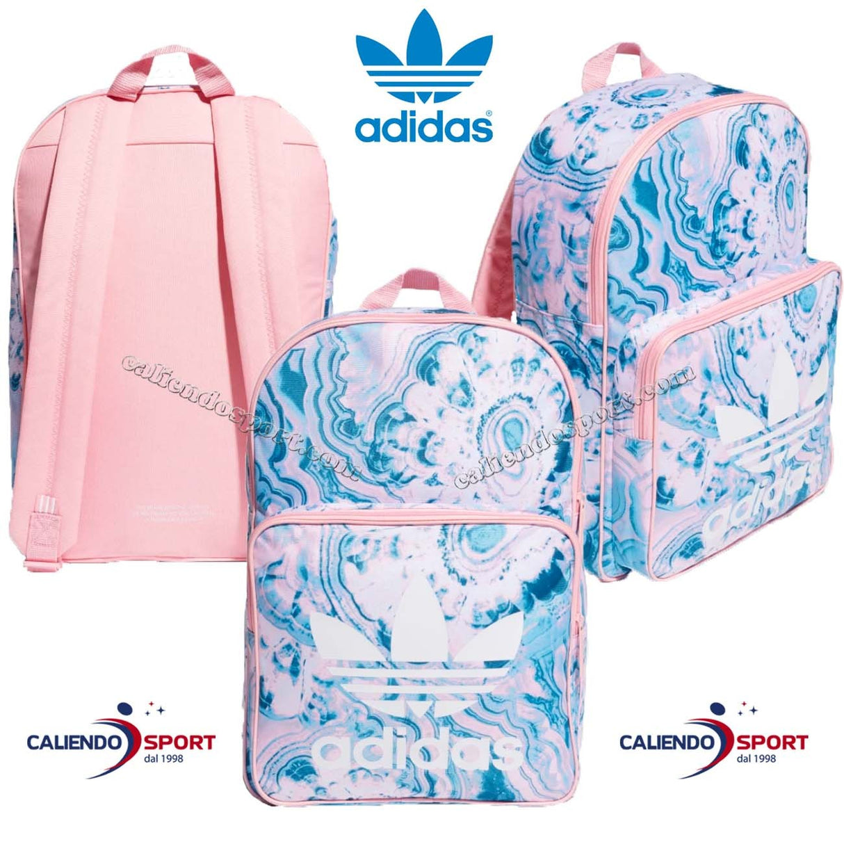 SAC À DOS CLASSIQUE ADIDAS ORIGINALS DU7734 ROSE ÉCOLE