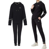 ARMANI EA7 8NTV52 TJCQZ WOMEN'S TRACKSUIT IN BRUSHED COTTON