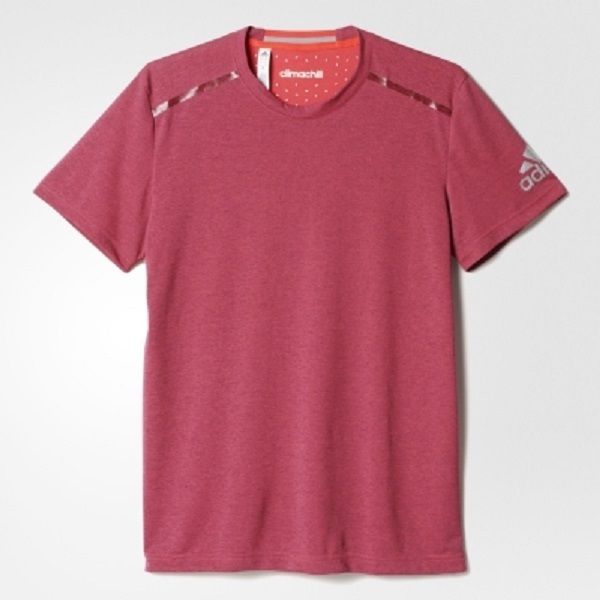 Uomo Training T-shirt Adidas  Climachill Sport Corsa Palestr