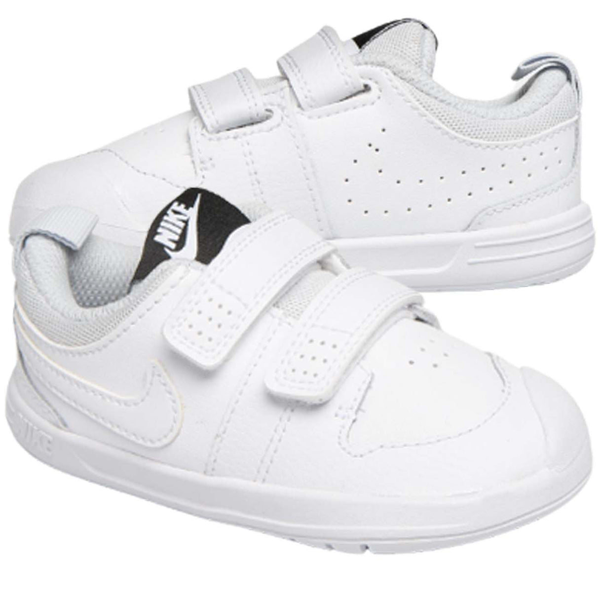 NIKE KIDS SHOES AR4162 100 STRAPPIU PICO 5 WHITE