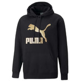 PUMA 537035 METALLIC COTTON FLEECE SWEATSHIRT