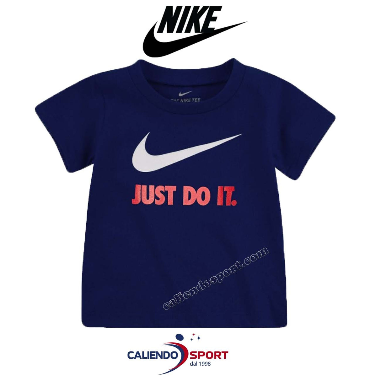 CHILDREN'S T-SHIRT 8U9461 B7N BLUE COTTON