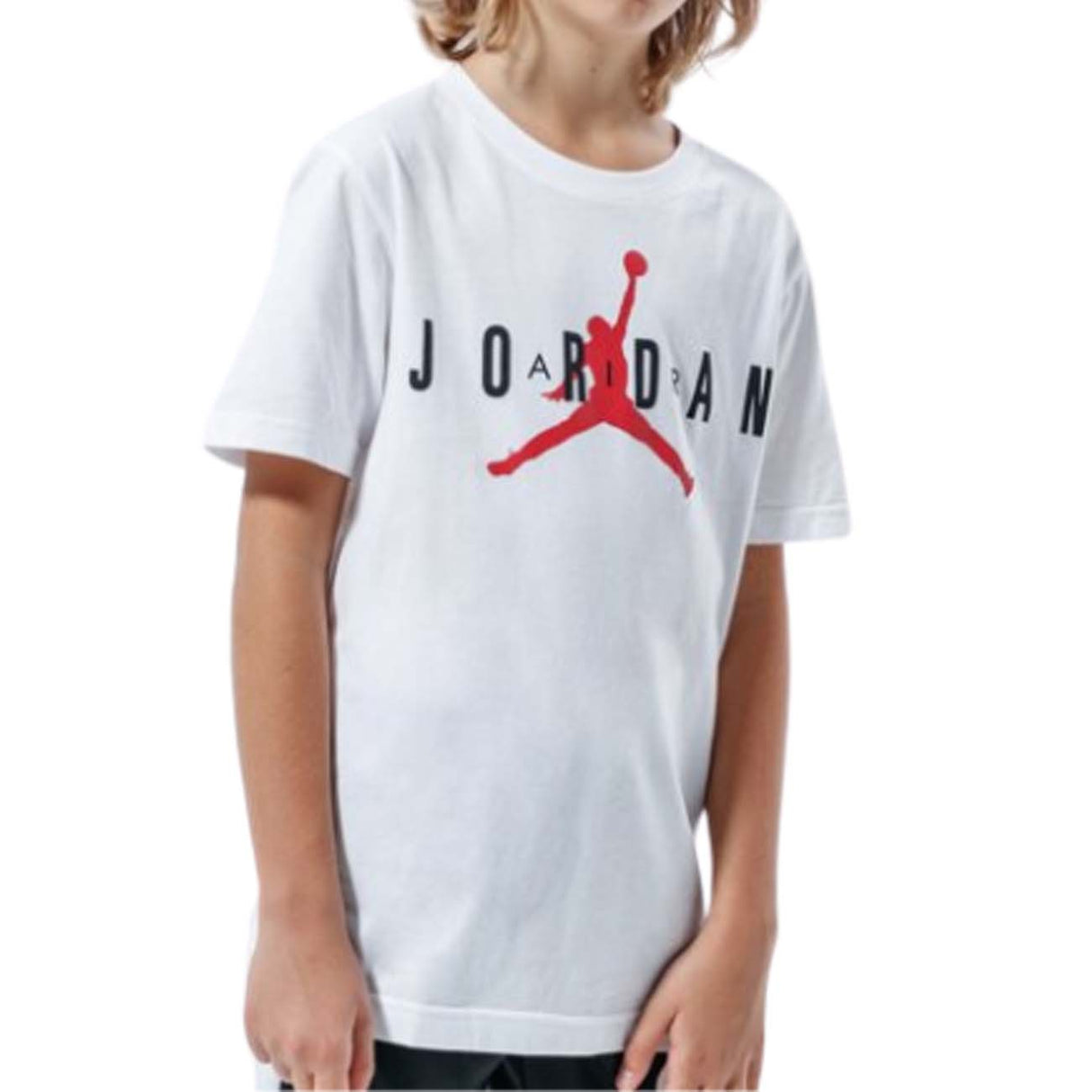 T-SHIRT RAGAZZI JORDAN 955175-001 JDB BRAND TEE BIANCO