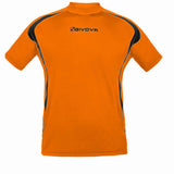 Maillot Running GIVOVA LR04 Gym Race Fluo T-Shirt Homme Blanc Jaune Orange