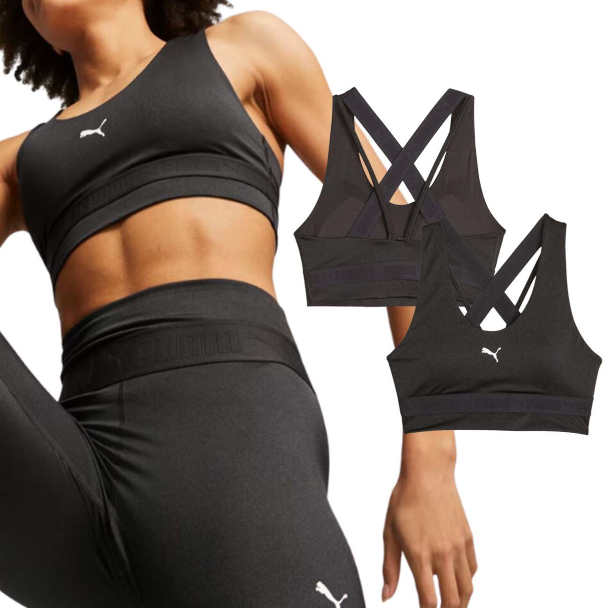 REGGISENO PUMA 523872 01 TRAINING STRONG SHINE NERO