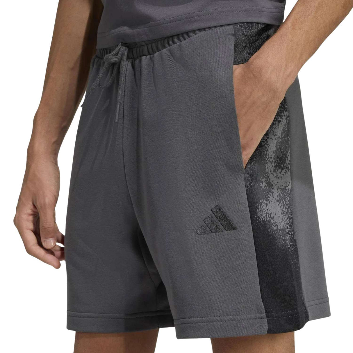 PANTALONCINO ADIDAS KC0712 GRIGIO STAMPA CAMO