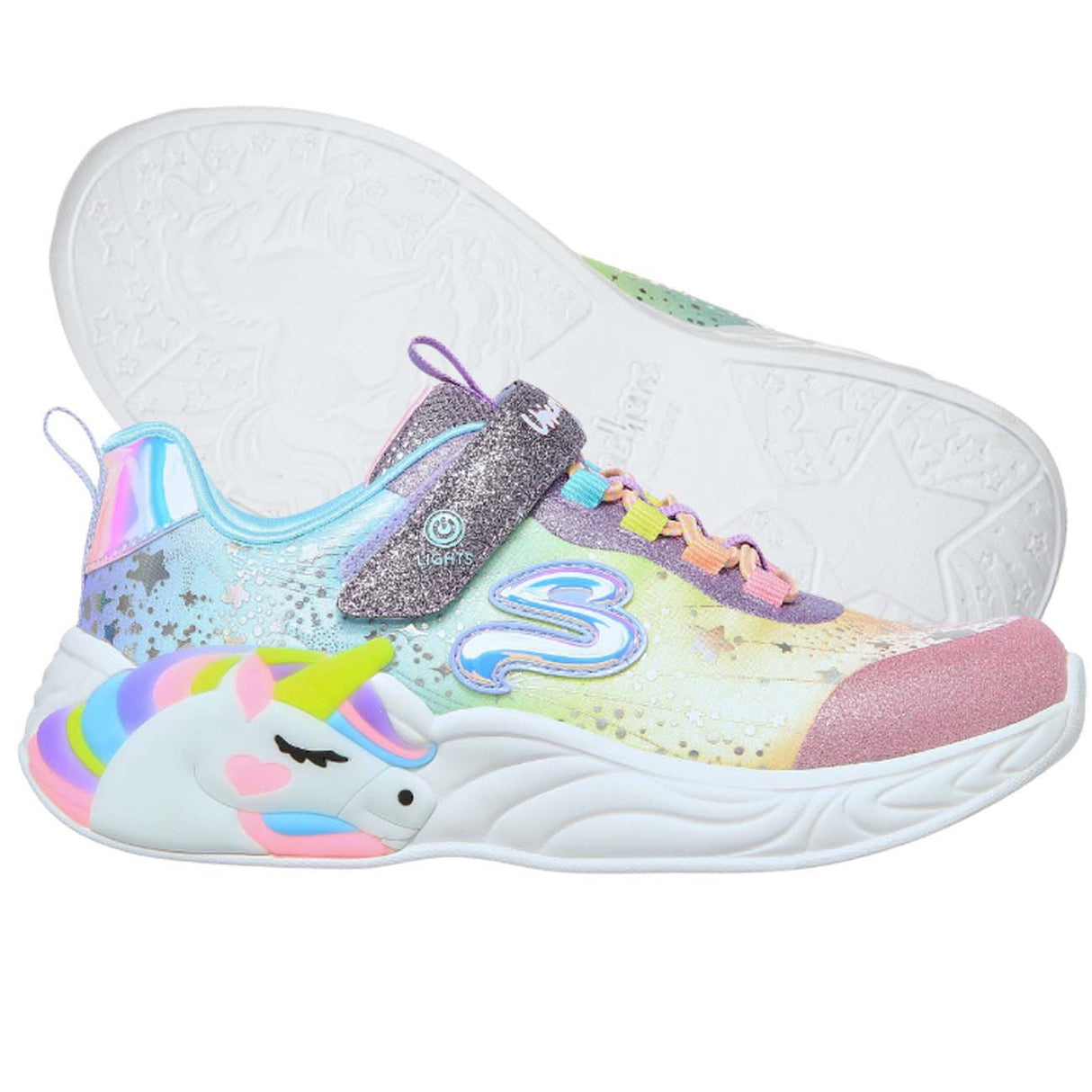 GIRLS' SHOE SKECHERS 302311L PRMT UNICOR DREAMS