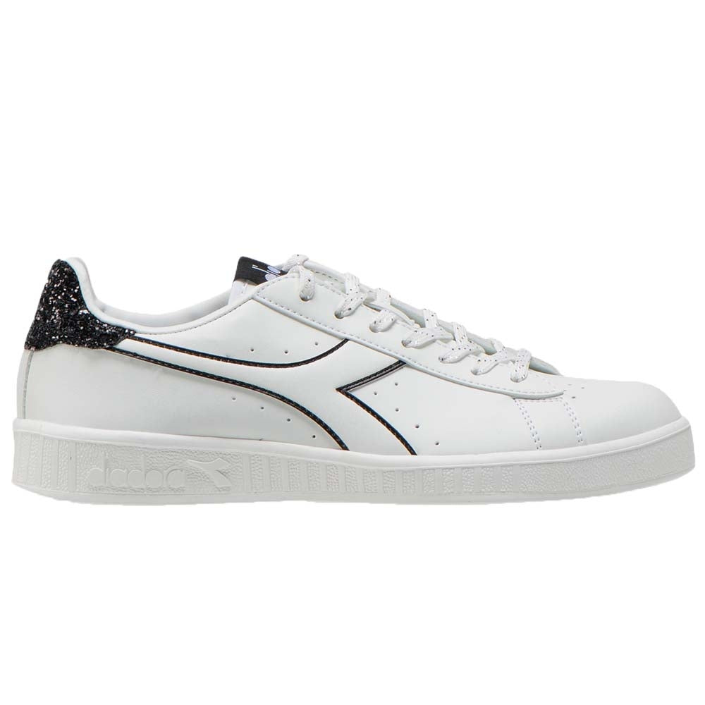 DIADORA WOMEN'S SHOES 175063 2000 GAME P WN WHITE BLACK