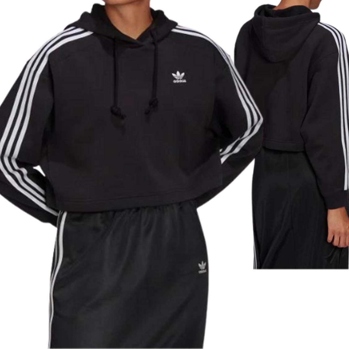 ADIDAS SWEATSHIRT HC2016 HOODIE ADICOLOR CLASSICS CROP