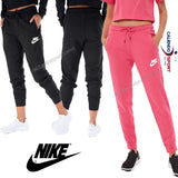 PANTALONE DONNA NIKE 931868 RALLY NERO ROSA PALESTRA SPORT CASUAL