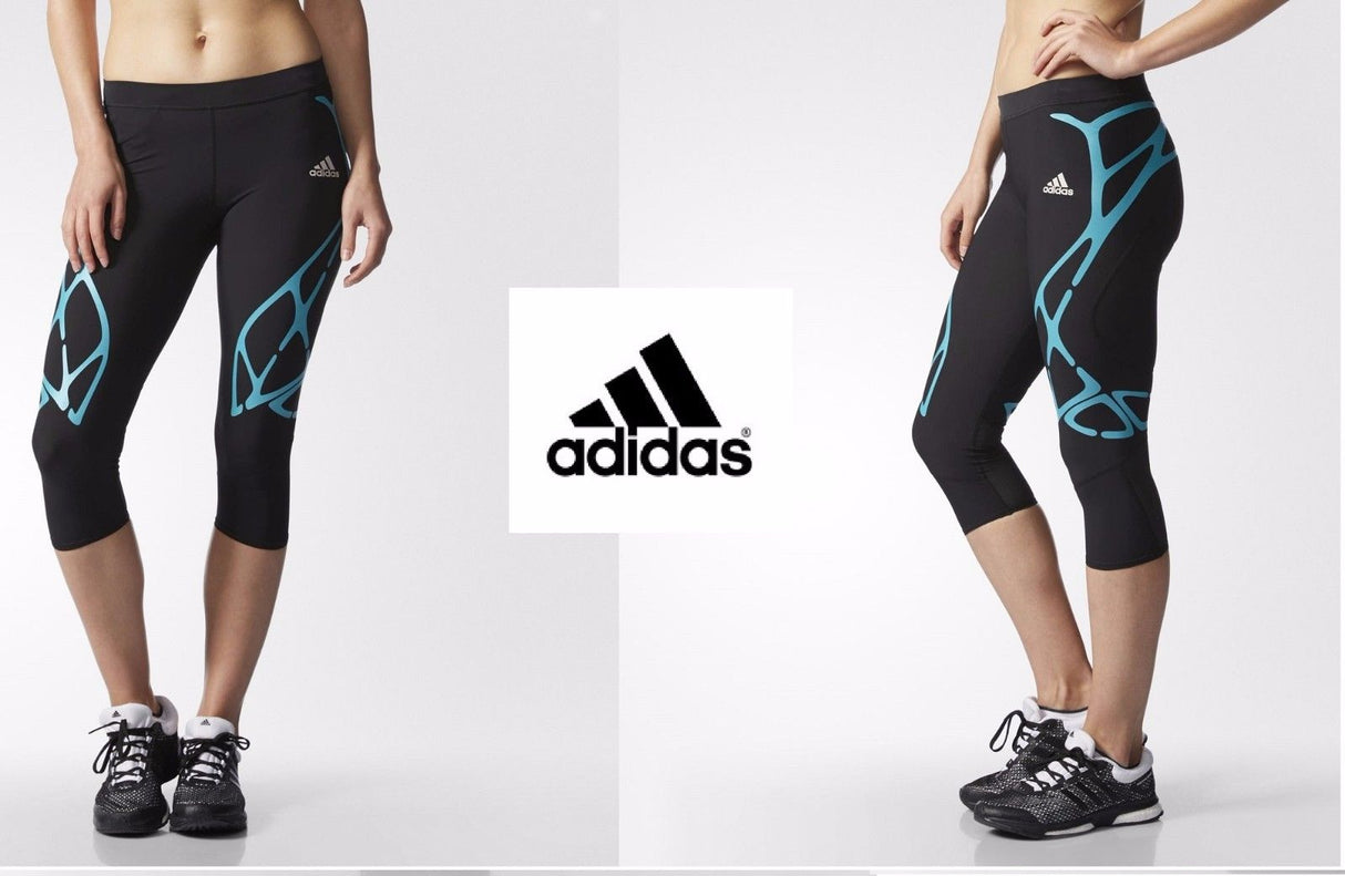 Tight Donna Running Adidas a tre quarti adizero Sprintweb SPORT PALESTRA CORSA