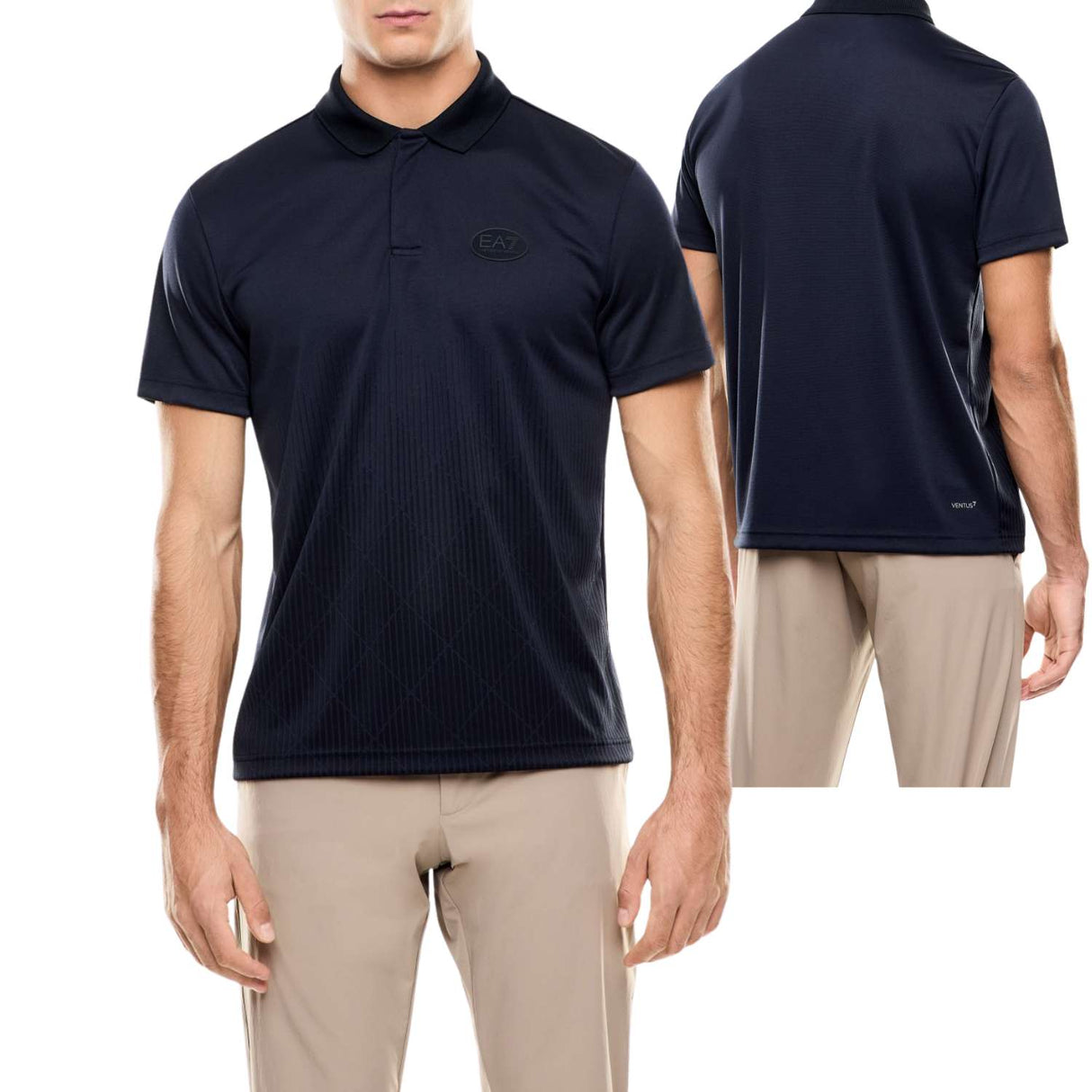 POLO ARMANI EA7 E26 7M001287 AF22277 FB370 BLU