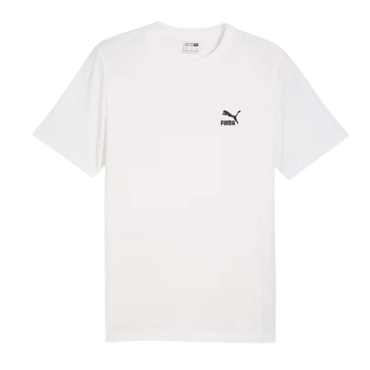 T-SHIRT PUMA 679187 02 CLASSIC LOGO SMALL COTONE BIANCO