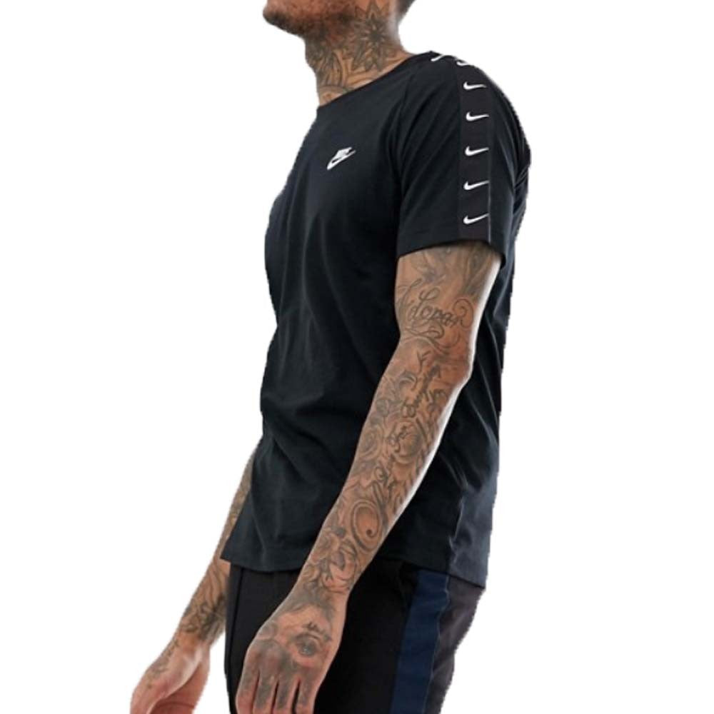 T-SHIRT NIKE POUR HOMMES BQ0024 COTON SPORT POUR HOMMES BLEU NOIR