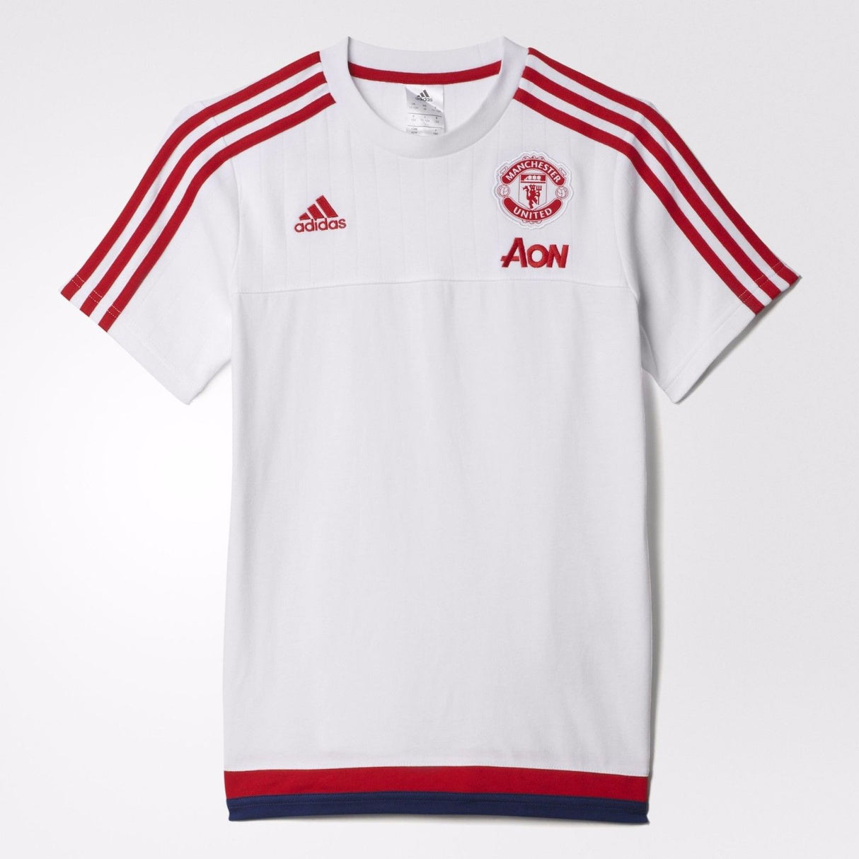 T-Shirt Manchester United Ufficiale Ac1967 Uomo RAGAZZO(11/12ANNI) BIANCO CALCIO