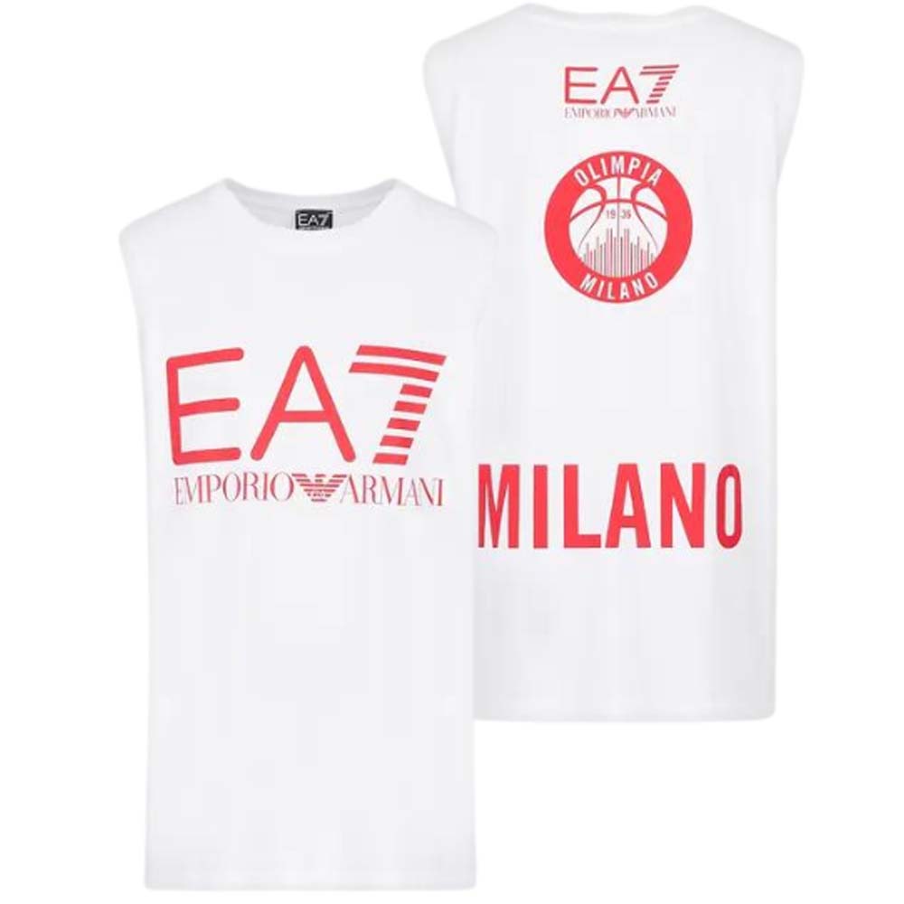 CANOTTA ARMANI EA7 6LPHBI PJOMZ OLIMPIA MILANO COTONE