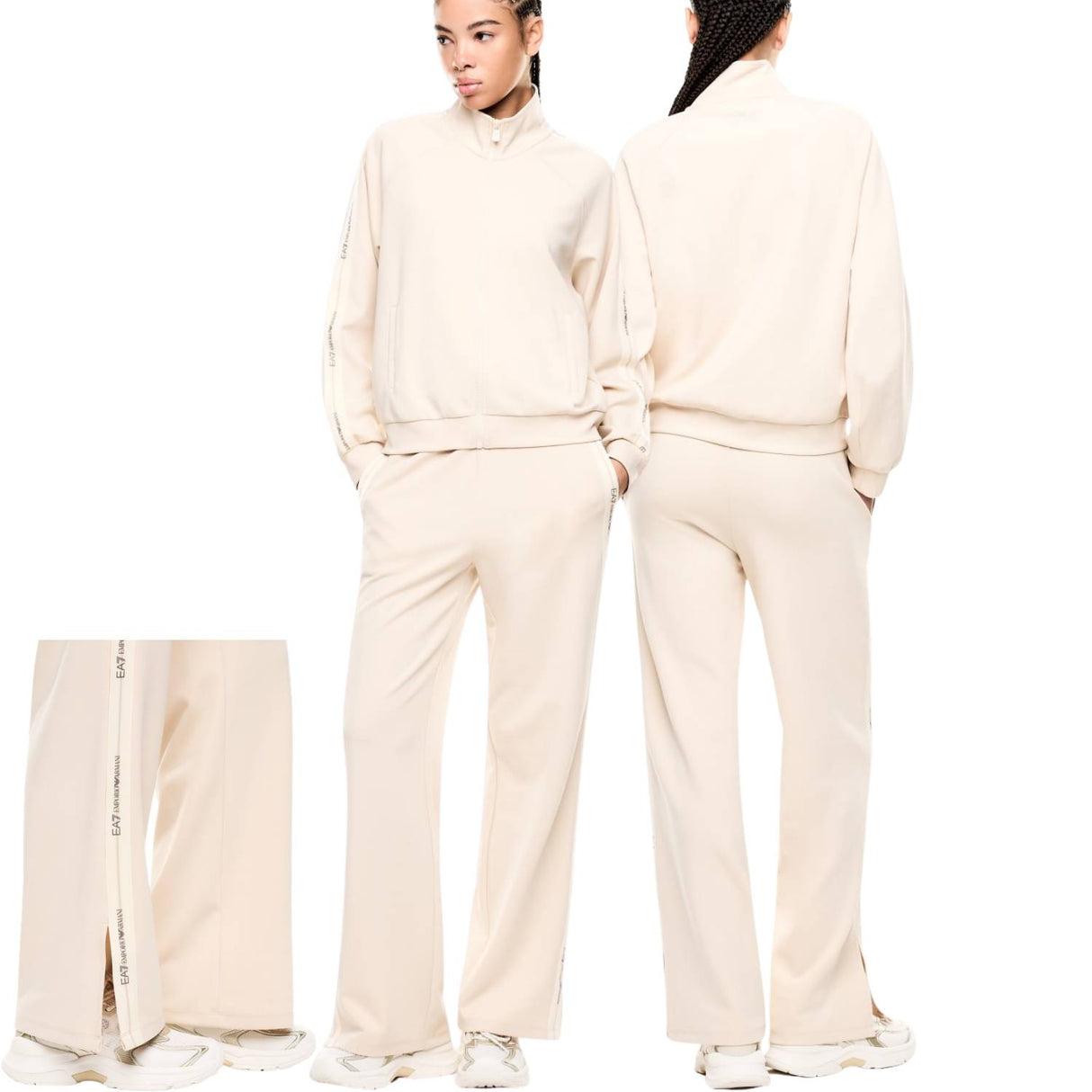 TUTA DONNA ARMANI EA7 E26 7W000979 AF12501 U1088 BEIGE