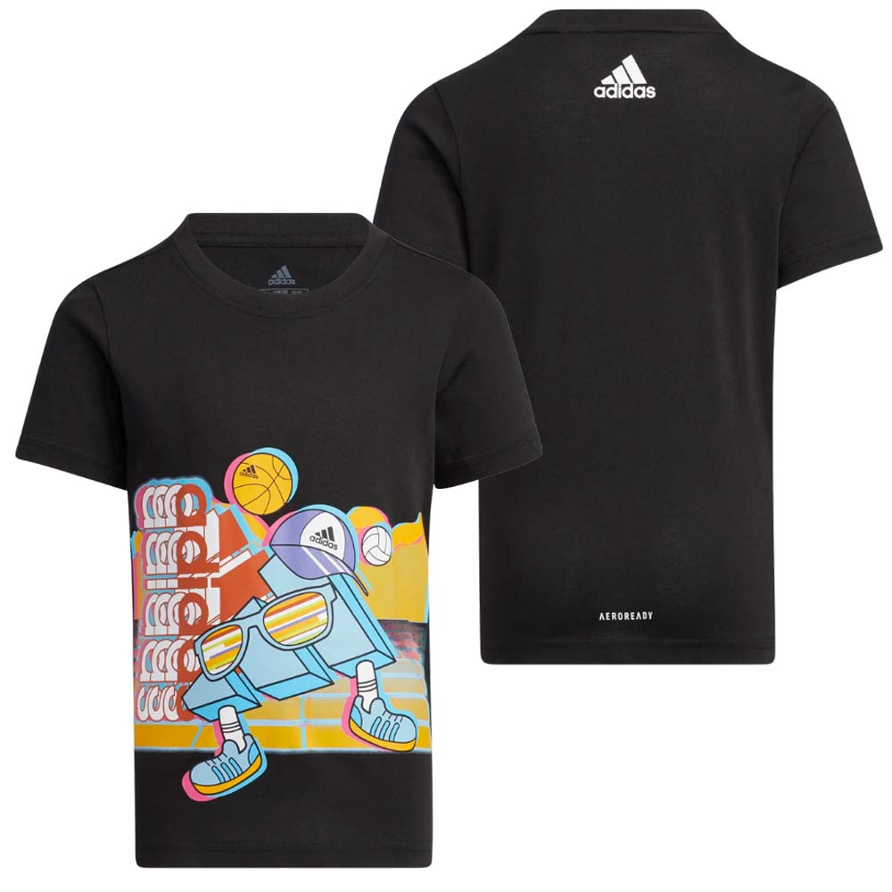 T-SHIRT BAMBINI ADIDAS HE0026 HE0027 GAME