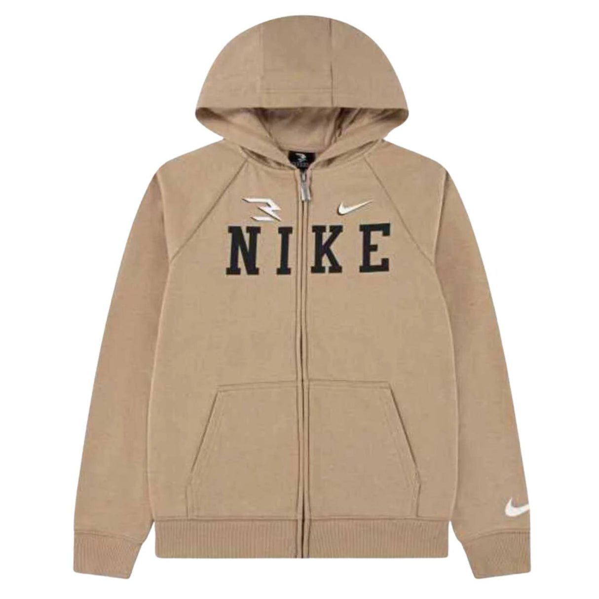 FELPA RAGAZZI NIKE 9Q1097 X0L CAPPUCCIO COTONE GARZATO