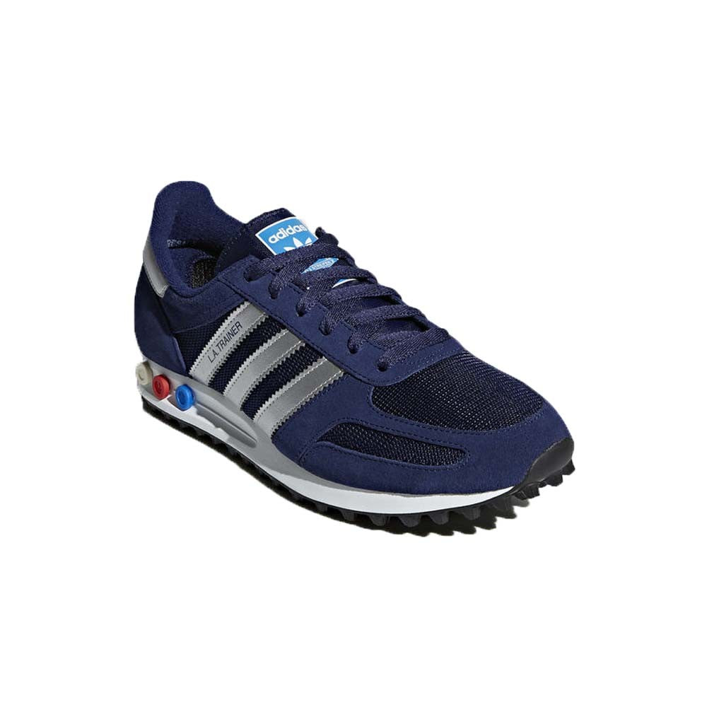 SCARPE LA TRAINER UOMO CQ2277 CQ2278 BLU NERO ADIDAS ORIGINALS