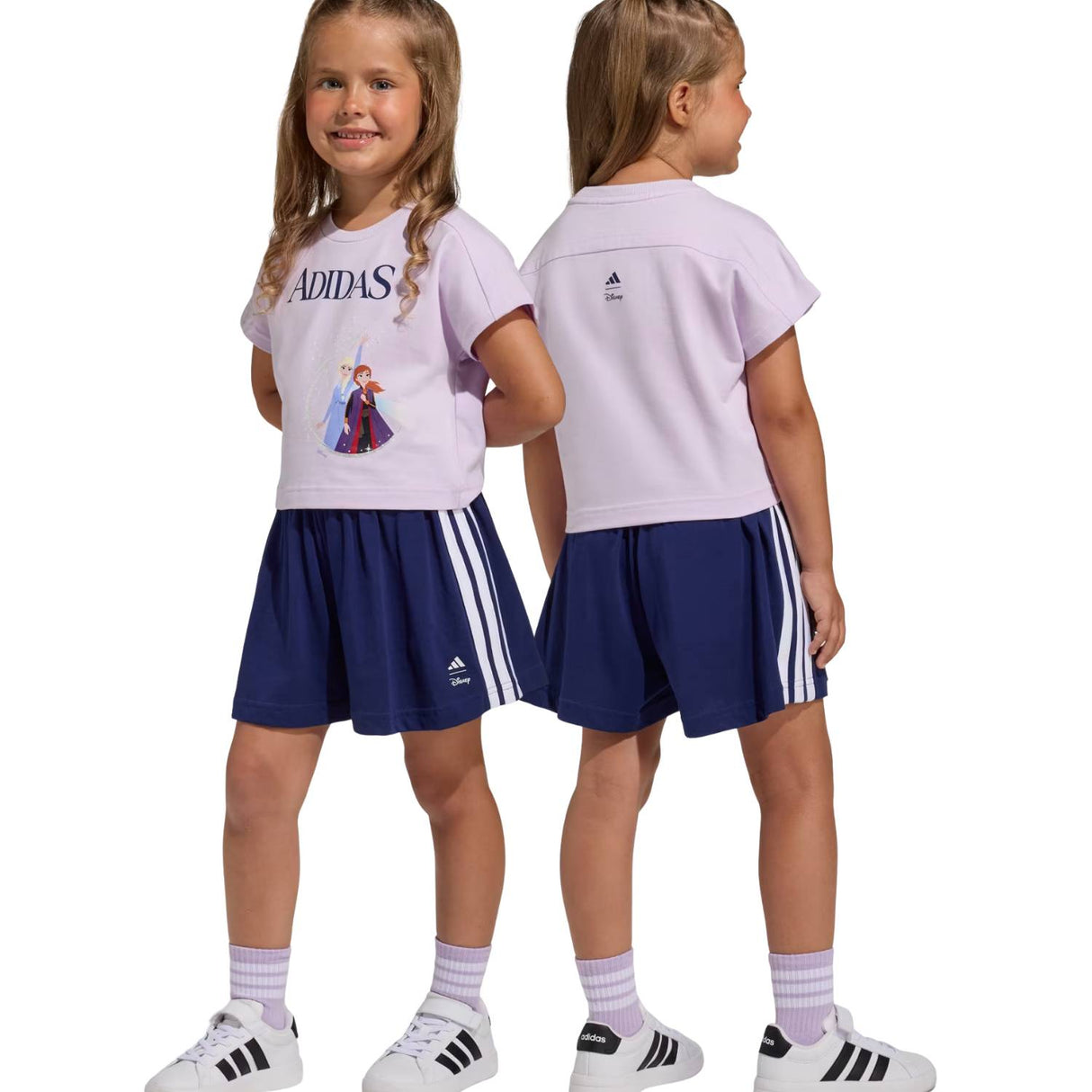 COMPLETO BAMBINE ADIDAS JZ3578 DISNEY FROZEN COTONE