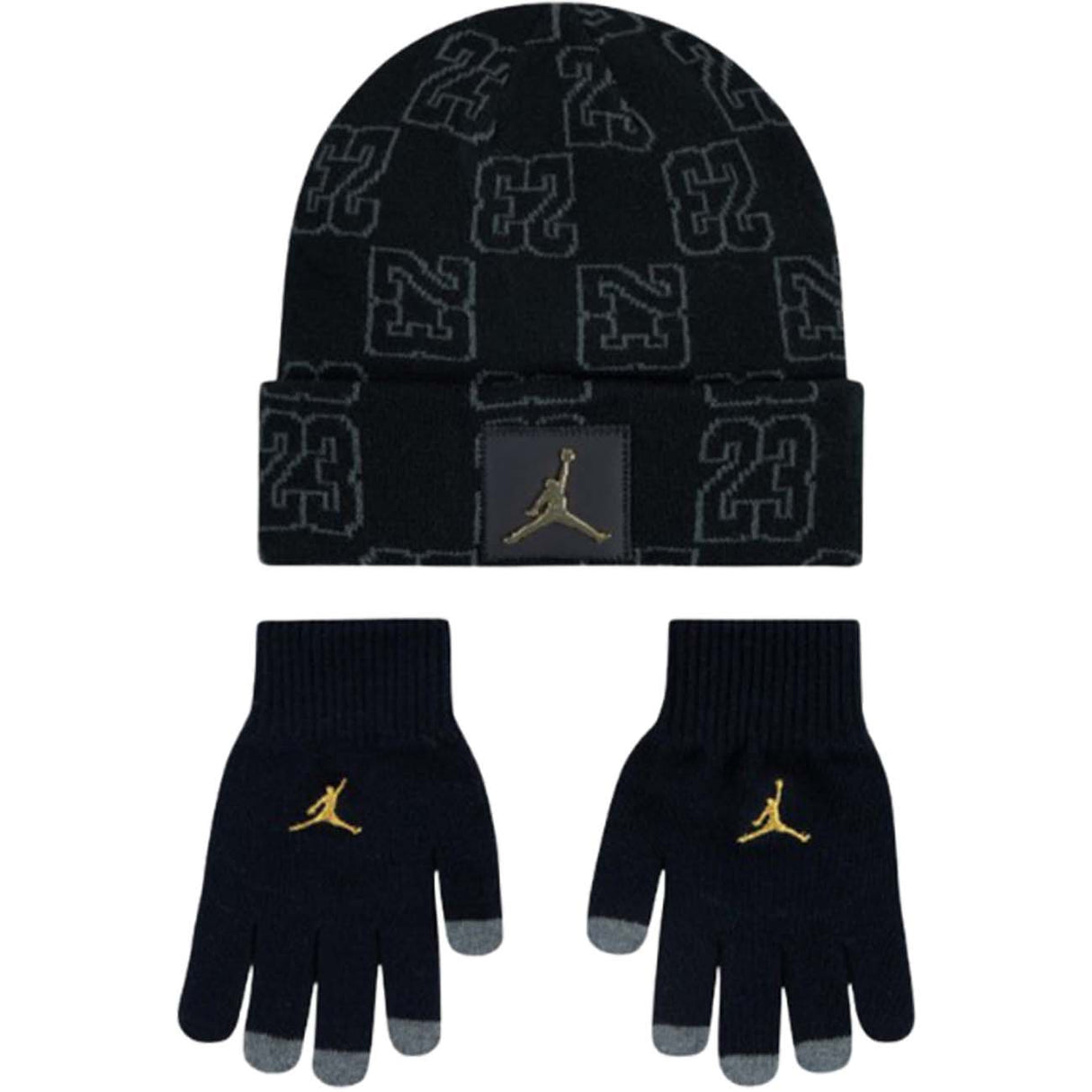 SET CAPPELLO E GUANTI JORDAN 9A0970-023 MONOGRAM RAGAZZI