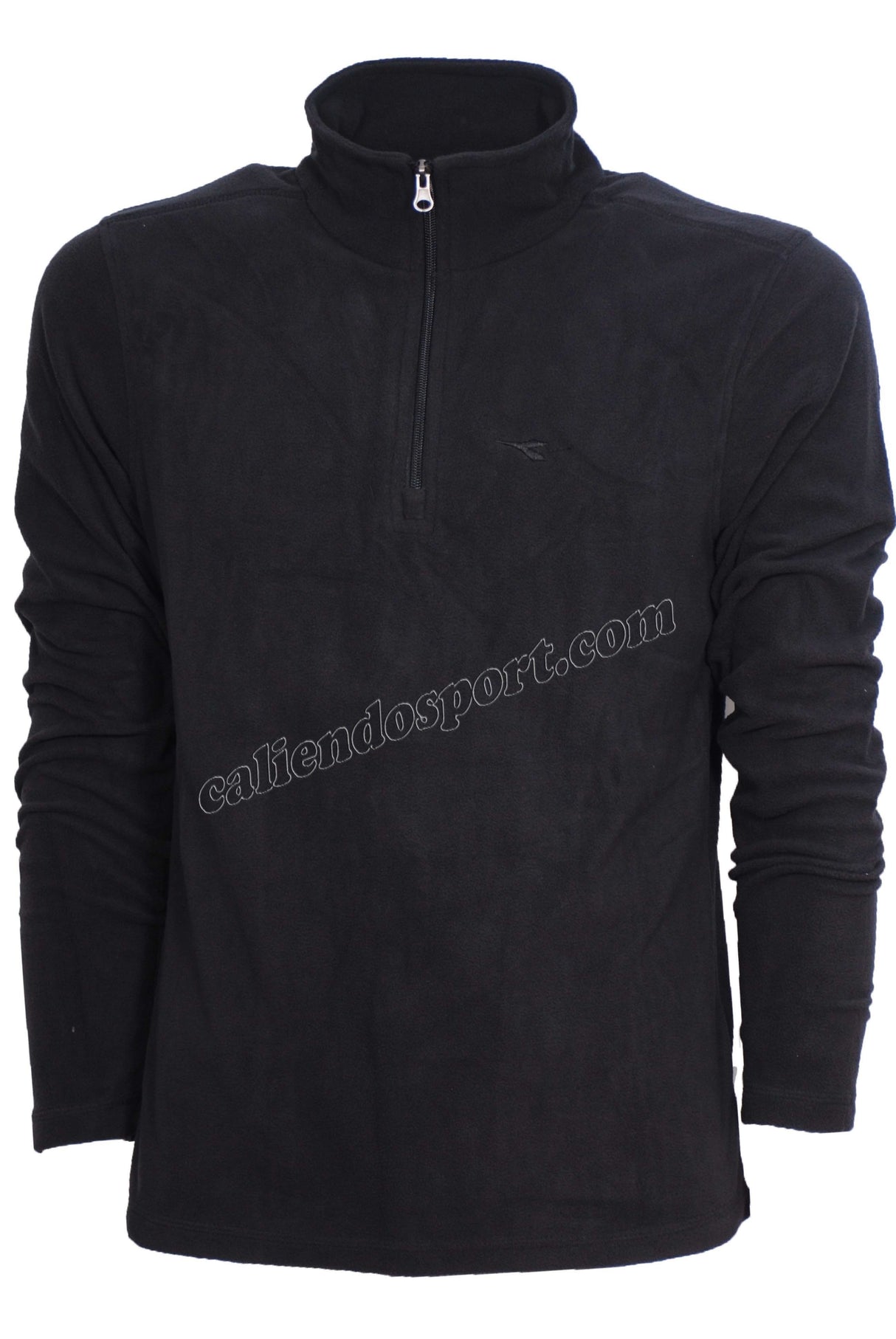 Micropile Diadora PULL HOMME 172437 NOIR GRIS BLEU DEMI-ZIP SNOW WARM