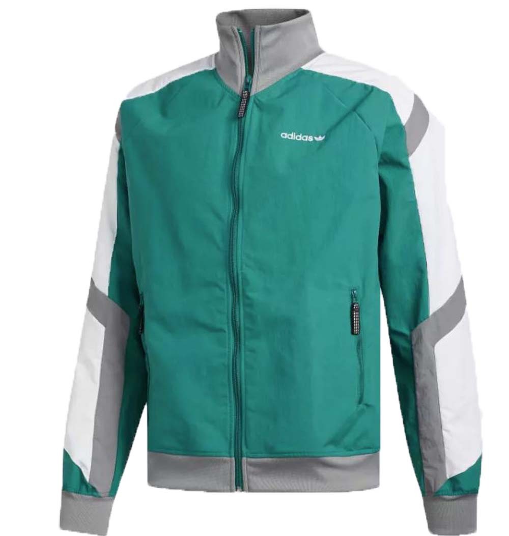 ADIDAS ORIGINALS DH5200 DH5201 VESTE COUPE-VENT POUR HOMMES EQT BLOCK VERT