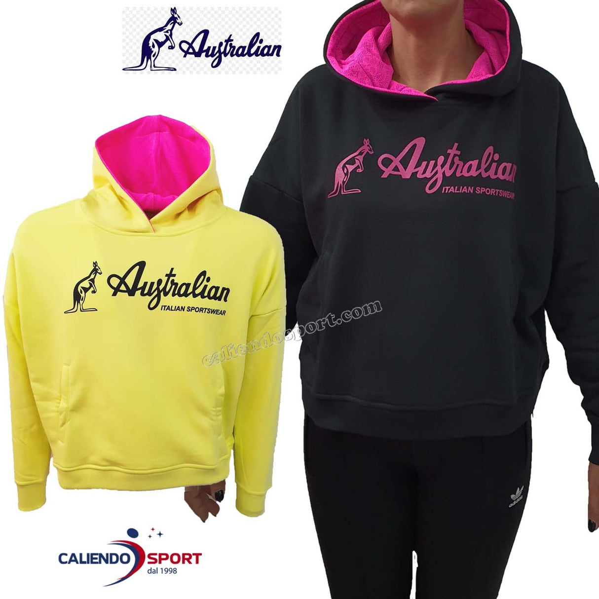 FELPA AUSTARLIAN DONNA SWUFE0003 COTONE FELPATO