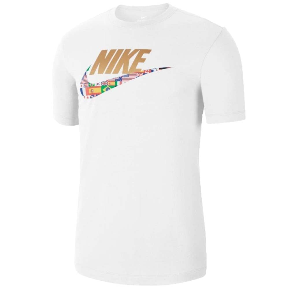T-SHIRT NIKE CT6550 NERO BIANCO COTONE