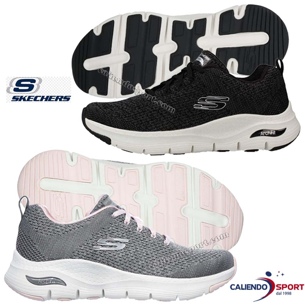 SKECHERS SHOE 149058 BKW ARCH FIT MACHINE